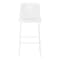 Monarch Specialties Office Chair, Bar Height, Standing, Computer Desk, Work, Pu Leather Look, Metal, White, Contemporary I 7750 - alternate 5